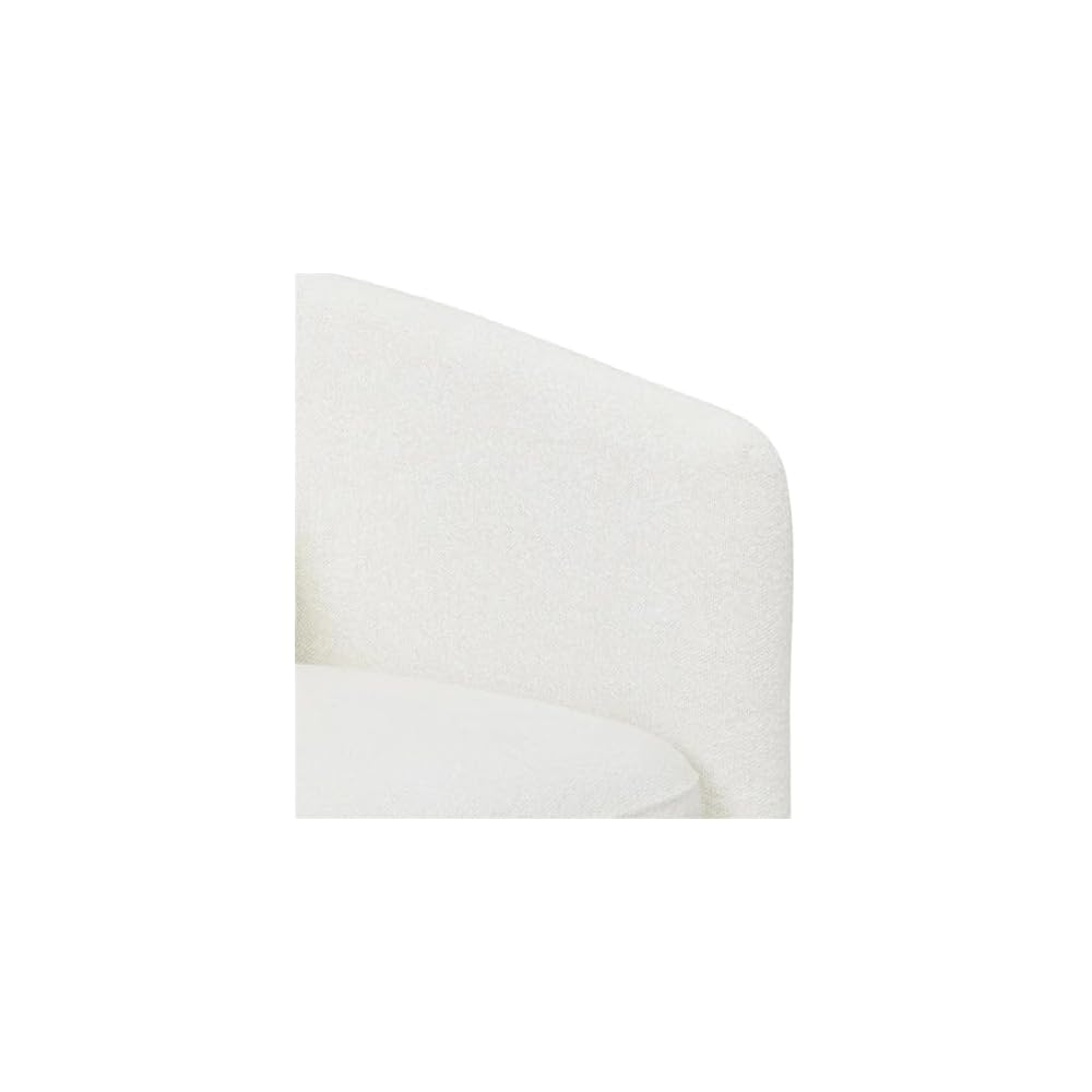 Living Room Chair, Cream Rocking Recliner Chair,Metal 360 Degree Swivel(E)