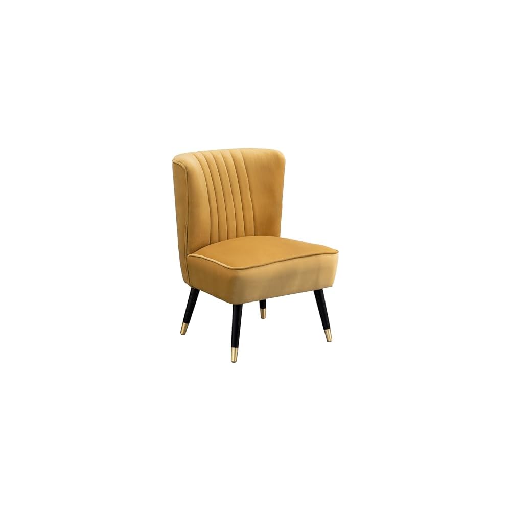 Elon Contemporary Velvet Upholstered Accent Chair, Pink