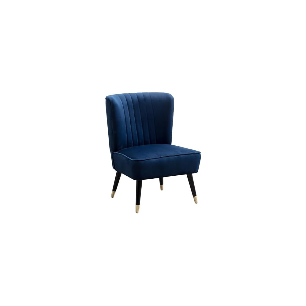 Elon Contemporary Velvet Upholstered Accent Chair, Pink