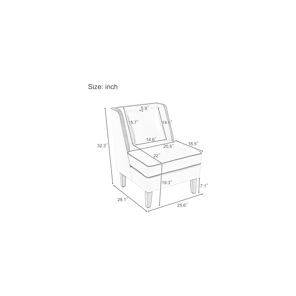 Accent Chair, One Size, Tan
