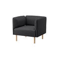 ProTuning LILLEHEM Armchair, Gunnared/dark grey wood