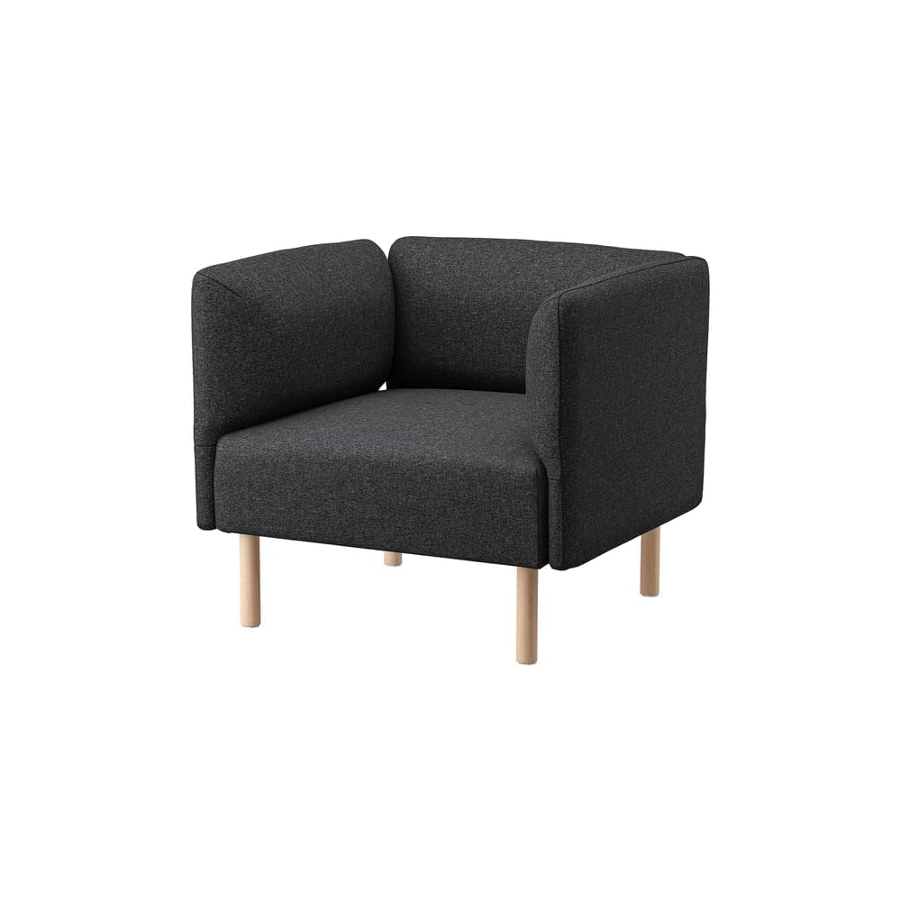 ProTuning LILLEHEM Armchair, Gunnared/dark grey wood